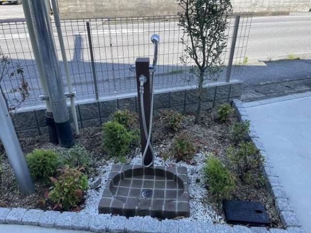 ペット足洗い場