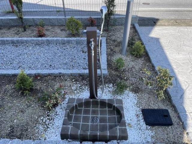 ペット足洗い場