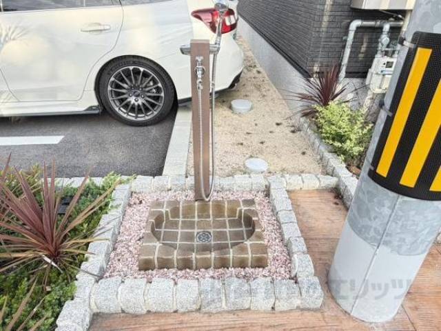 ペット足洗い場