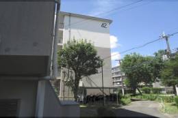 中宮第３団地４２号棟外観写真