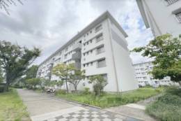 桃山南団地38号棟外観写真