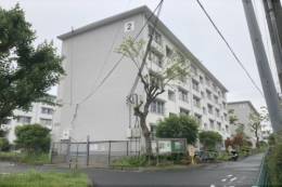 郡山駅前団地２号棟外観写真