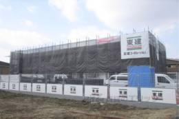 水口町新城新築アパート外観写真