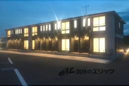 交野市郡津4丁目アパート新築工事外観写真