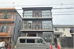 仮称）北白川上池田町新築アパート外観写真