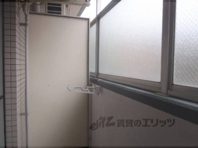 ベランダ　南向きのベランダです