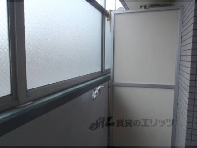 ベランダ　南向きのベランダです