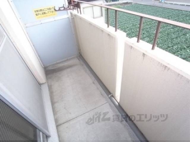 ベランダ　洗濯物は十分干せます