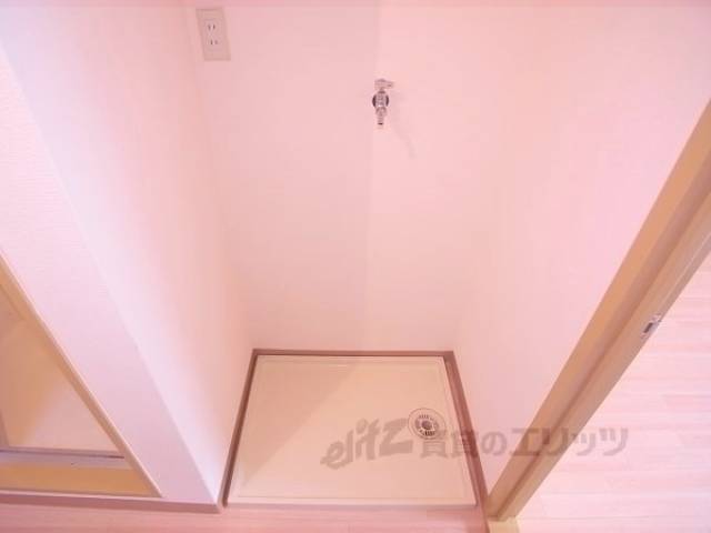 洗濯機置場　室内に置けますよ