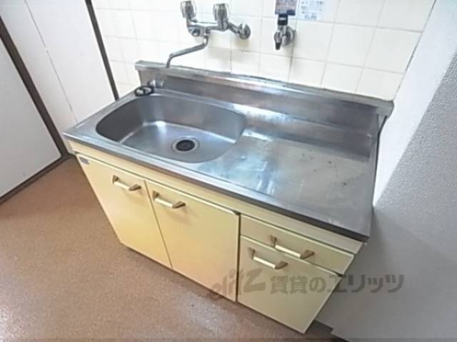 キッチン　１口コンロが置けるキッチンです