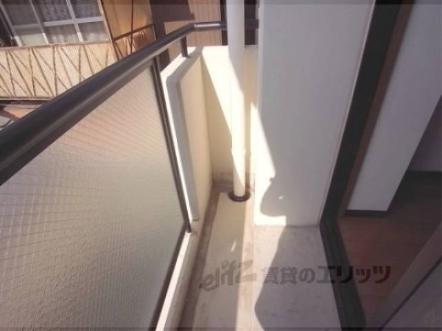 ベランダ　西向き