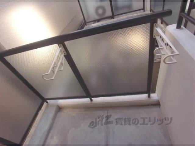 ベランダ　東向き