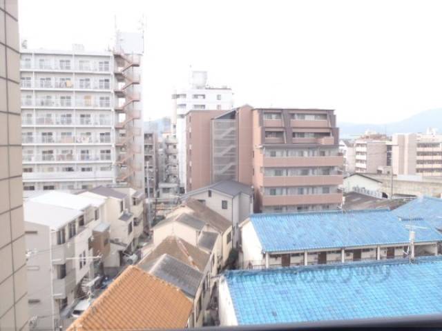ベランダ　見晴らしのいい６階のお部屋