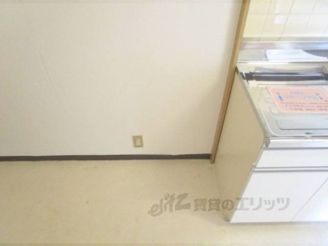 冷蔵庫置場　大きな冷蔵庫でも大丈夫です