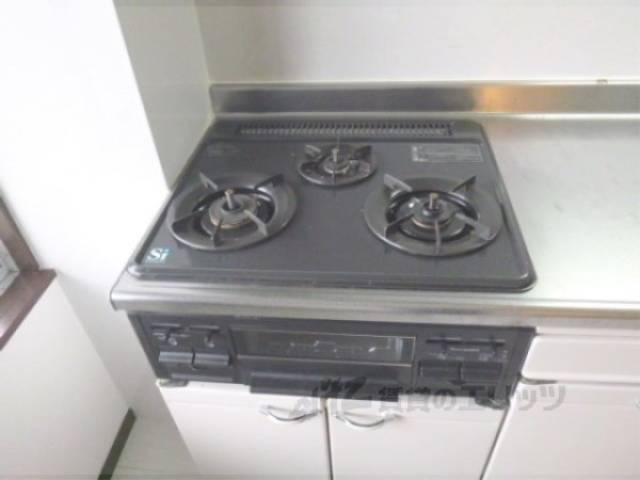 ガスコンロ　グリル付き