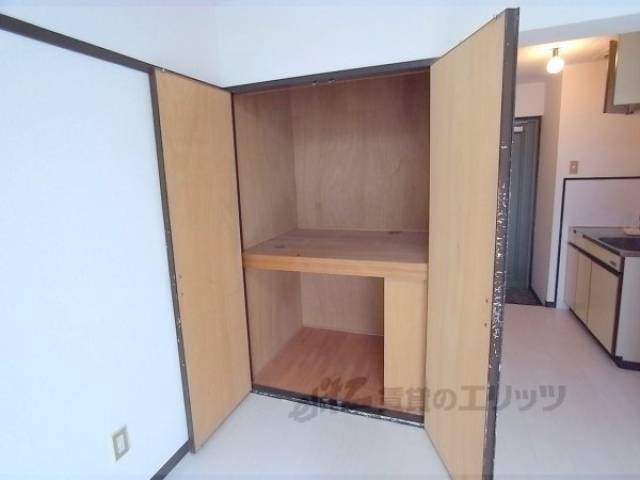 収納　収納　収納も広く安心ですね。