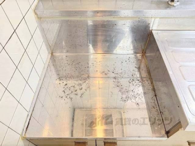 キッチン　コンロ置き場