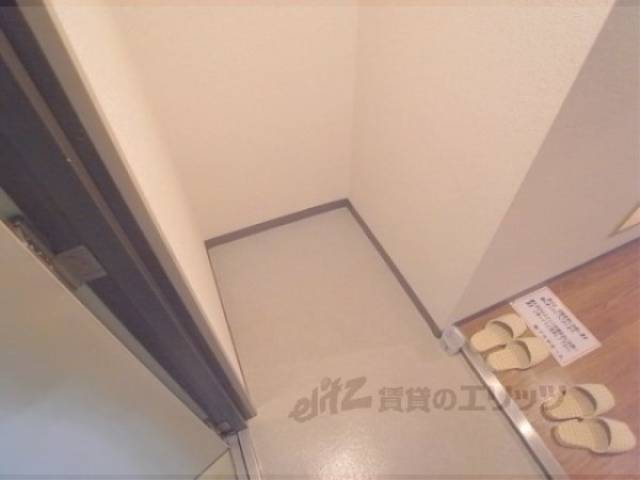 玄関　シューズボックスが設置できるスペースです