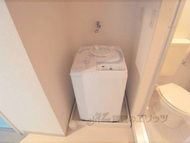 洗濯機置場　これも嬉しい設備ですね