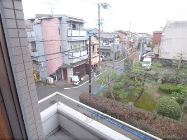 眺望　バルコニーからの眺望。