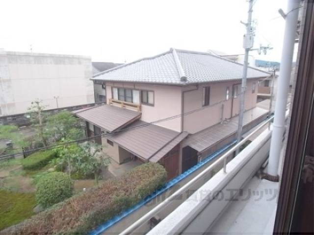 眺望　バルコニーからの眺望。