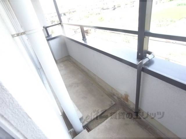 ベランダ　西向きのベランダです