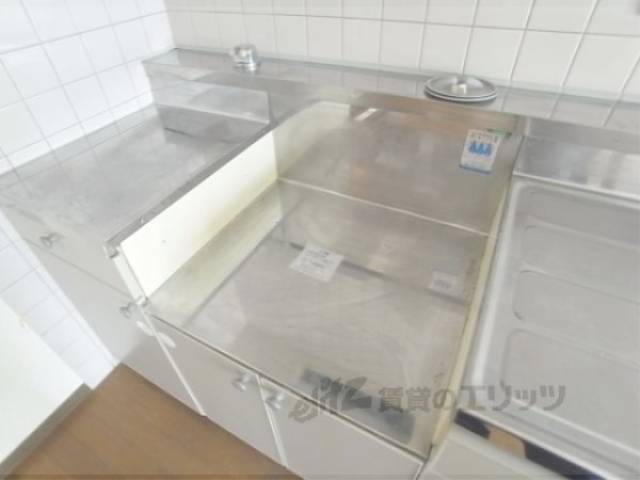 キッチン　コンロ置き場　コンロ設置可能です