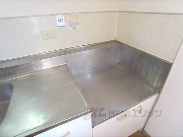 キッチン　コンロ置き場　コンロ設置可能です