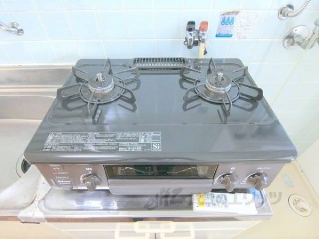 キッチン　2口ガスコンロ