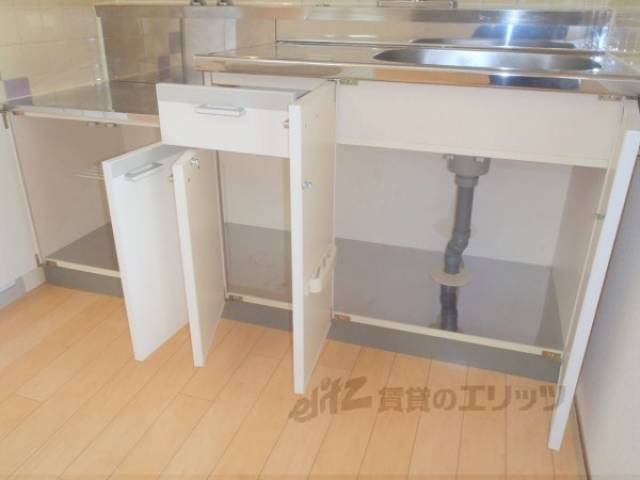 キッチン　２口ガスコンロ設置可能のキッチンです。