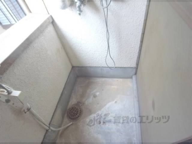 洗濯機置場　洗濯機置けます