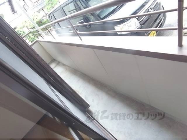 ベランダ　西向きのベランダです