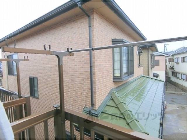 眺望　ベランダ左方