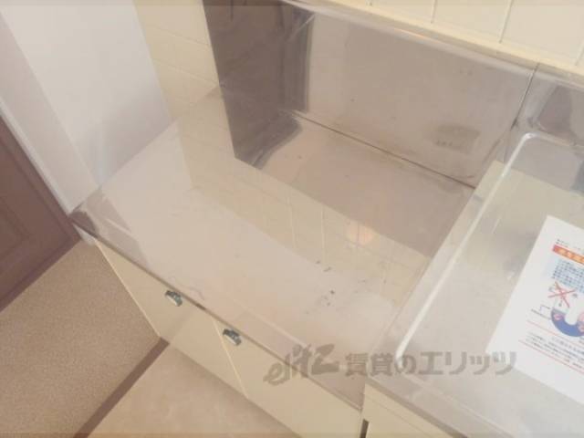 キッチン　2口ガスコンロ置けます