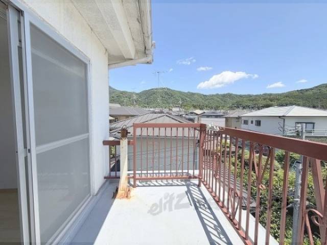ベランダ　景色を見ながらゆっくりできます