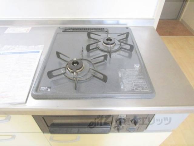 キッチン　ガス2口コンロ