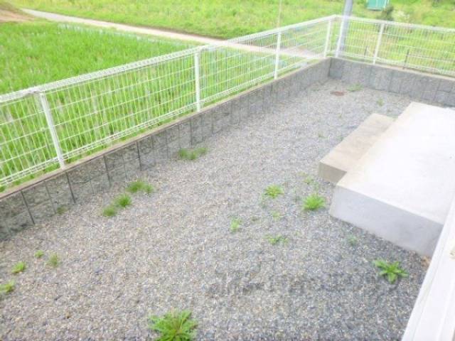 ベランダ　専用庭