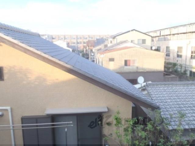 眺望 住宅街の方を向いていてすごし易い