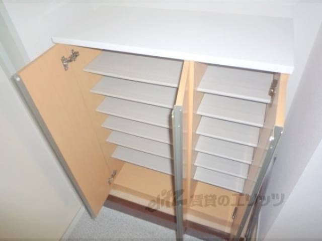 下駄箱　十分な収納です。