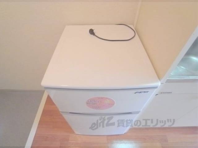 冷蔵庫置場　冷蔵庫があります。