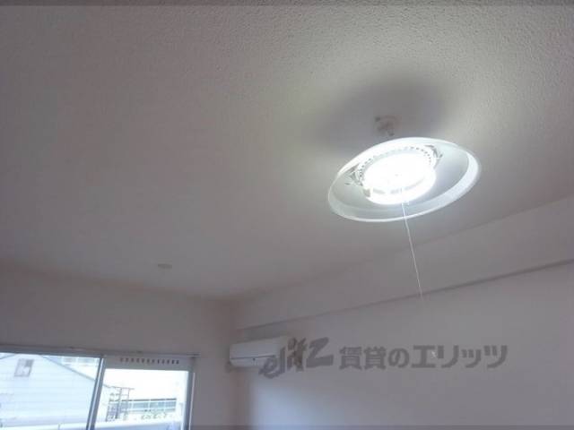 天井　照明設置箇所は二ヶ所です