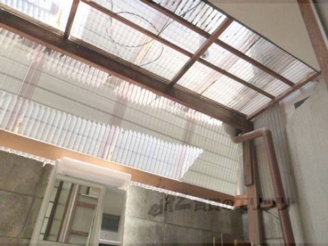 土間天井部