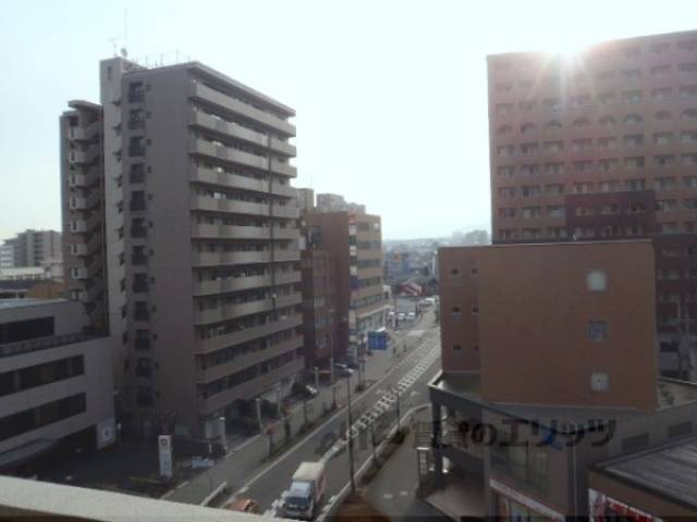 ベランダから　南東向きベランダ・