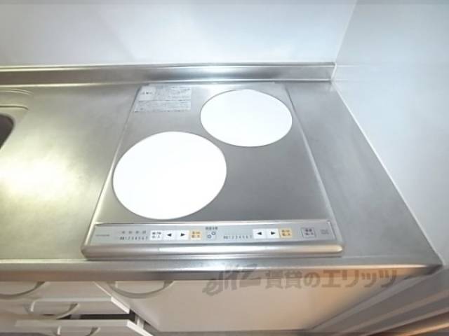 ２口電気コンロ