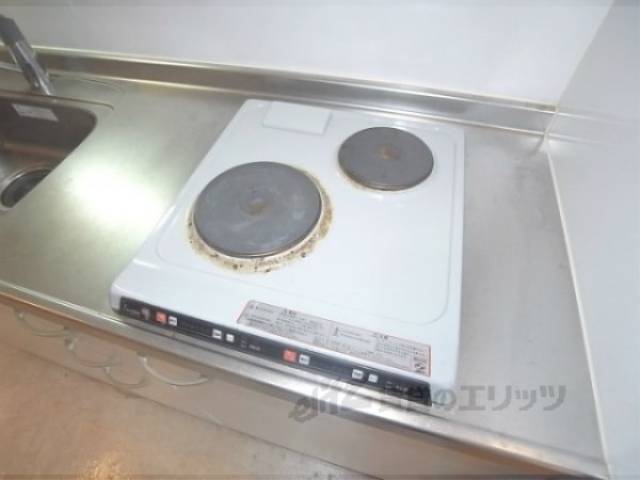 ２口電気コンロ