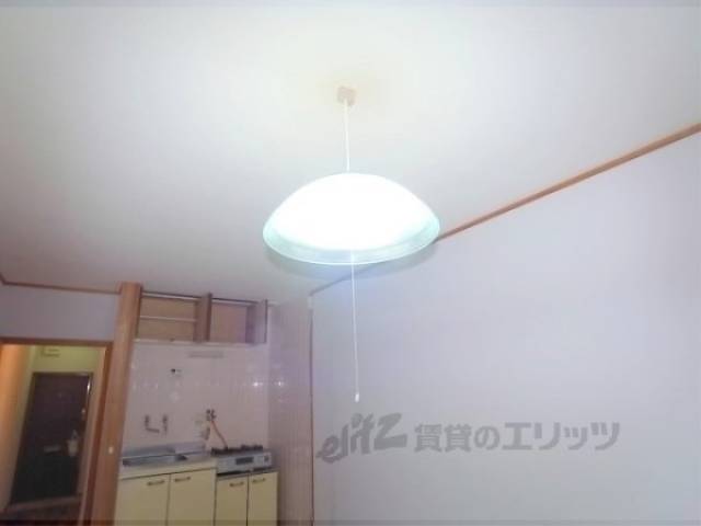 照明 お部屋に照明が付いています。