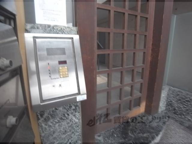 オートロック　防犯もこれで安心。