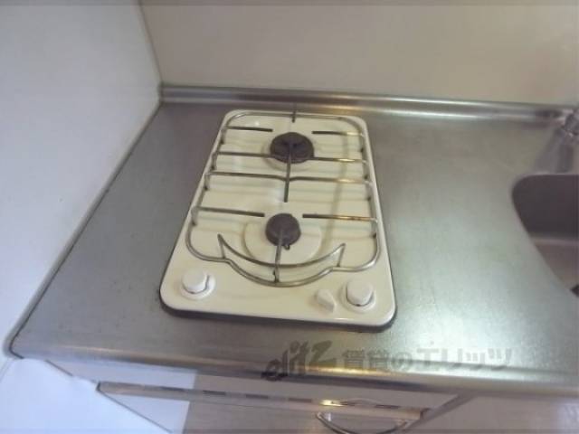 キッチン　ガス2口コンロ