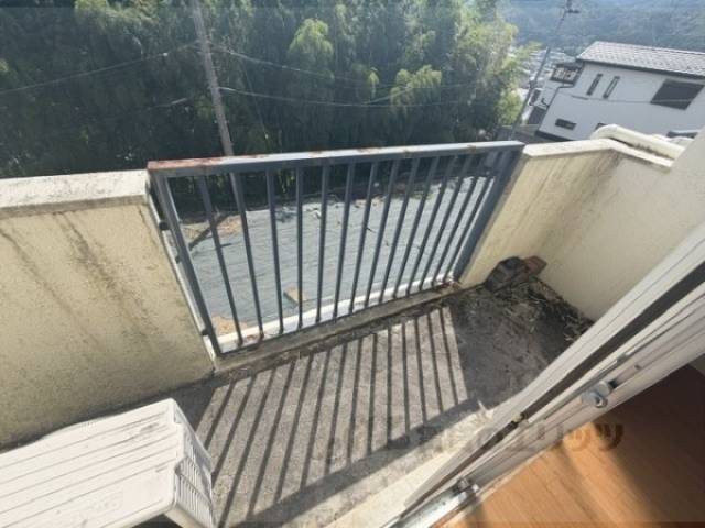 ベランダ　改装中