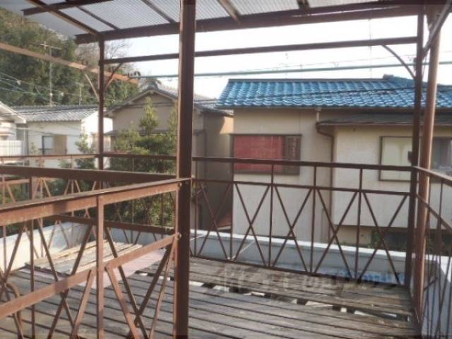 ベランダ　南向きで日当り良好